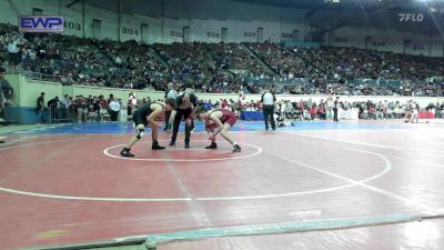 118 lbs Round Of 64 - Jet Turner, Tuttle vs Dolin Parnell, Mustang Middle School