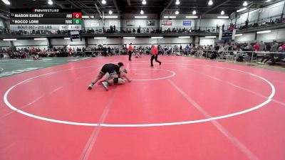 215 lbs Round Of 16 - Mason Earley, Amsterdam vs Rocco Lore, Yorktown
