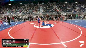 115 lbs 2nd Place Match - Lillian Neil, Dubois Rams Wrestling Club vs Sawyer Arnhold, Shoshoni Sharp Shooters