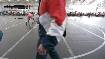 150 lbs Cons. Semi - Kullen Koos, Btw vs Desmond Childers, Copley