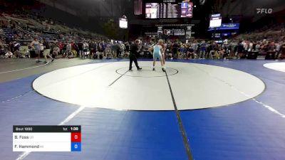170 lbs Cons 32 #1 - Bridger Foss, Oregon vs Frederick Hammond, Michigan