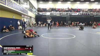 165 lbs Cons. Round 2 - Khryspatrick Jones, Victor Valley College vs Eric Fonseca, Delta College