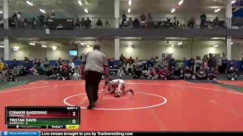 65 lbs Round 2 (4 Team) - Connor Bagdonas, Perrysburg vs Tristan Davis, Barberton