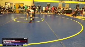 100ex-105 lbs Round 1 - Jaidyn Alvarado, Junction City High School Wrestling vs Amara Ehsa, Wichita Training Center