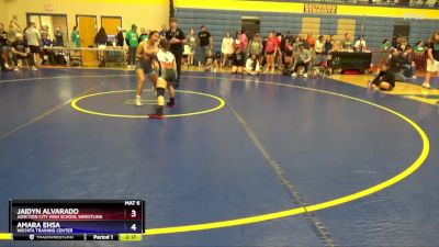 100ex-105 lbs Round 1 - Jaidyn Alvarado, Junction City High School Wrestling vs Amara Ehsa, Wichita Training Center