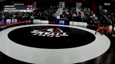 55kg 5th Place Match - Aarav Bhatt, The ROC vs Rohaan Drar, Capilano Wrestling Club