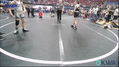 80 lbs Round Of 16 - Ely Garrett, Deer Creek Wrestling Club vs Rocky Witcosky, Team Nomad