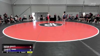 110 lbs Placement Matches (8 Team) - Sophia Shultz, Nebraska vs Charley Jones, Ohio Red