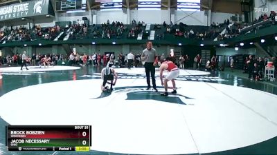 141 lbs Champ. Round 1 - Jacob Necessary, Ohio vs Brock Bobzien, Wisconsin