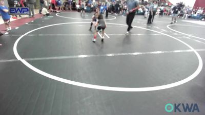 52 lbs Quarterfinal - Ky Kemble, Ponca City Wildcat Wrestling vs Luca Daniels, Winfield Youth Wrestling Club