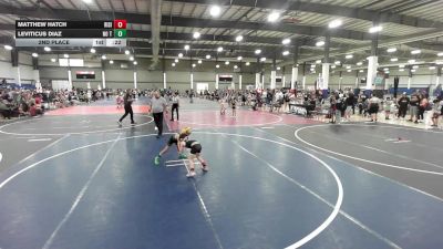 54 lbs 2nd Place - Matthew Hatch, Rising Sun WC vs Leviticus Diaz, No Team