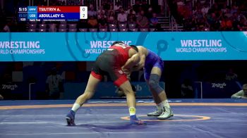 57 kg 1/8 Final - Aryan Tsiutryn, UWW vs Gulomjon Abdullaev, Uzbekistan
