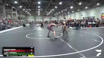 140 lbs Cons. Round 3 - Haidan Simon, Wamego vs Cort Campbell, Triumph