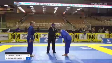 TIMOTHY DAVID ST JOHN vs JOSEPH EMANUEL BARRETO 2020 World Master IBJJF Jiu-Jitsu Championship