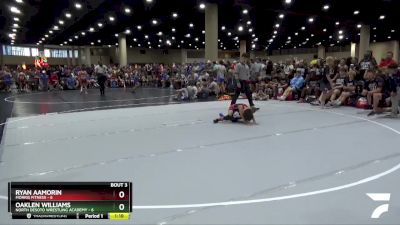 50 lbs Round 1 (6 Team) - Ryan Aamorin, Morris Fitness vs Oaklen Williams, North Desoto Wrestling Academy