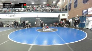 80 lbs Cons. Round 2 - Jameson Oos, Treasure Valley Wrestling Club vs Bentley Waldo, Lakeland Wrestling Club