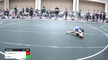 53 lbs Final - Makayela Sawyer, Mat Demon WC vs Presley Diaz, Outlaws WC