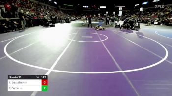 126 lbs Round Of 16 - Bryce Gonzales, Norco (SS) vs Elijah Cortez, Gilroy (CC)