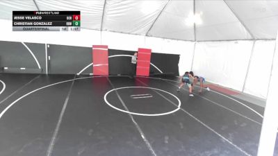 120 lbs Quarterfinal - Jesse Velasco, OCRTC vs Christian Gonzalez, Rancho Bernardo Wrestling