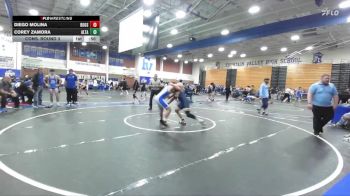150 lbs Cons. Round 3 - Corey Zamora, Alta Loma vs Diego Molina, Eleanor Roosevelt