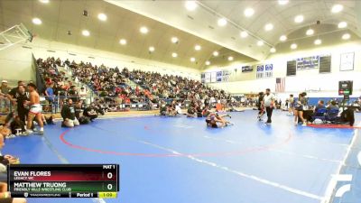 132 lbs Champ. Round 2 - Matthew Truong, Friendly Hills Wrestling Club vs Evan Flores, Legacy WC