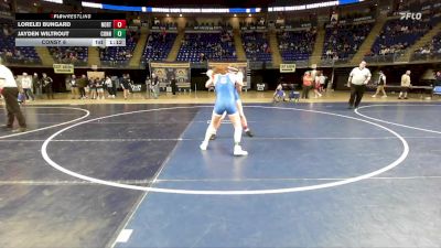 142 lbs Consy 6 - Lorelei Bungard, North Allegheny vs Jayden Wiltrout, Connellsville