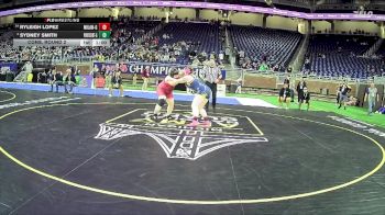 Girls-235 lbs Cons. Round 2 - Ryleigh Lopez, Milan Hs Girls vs Sydney Smith, Portage Central Hs Girls