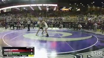 2A 106 lbs Semifinal - Matthew Newman, Fleming Island vs Landon Quiroga, Merritt Island