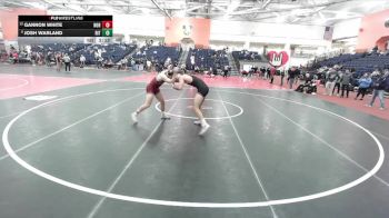 157 lbs Champ. Round 3 - Josh Warland, RIT vs Gannon White, Norwich