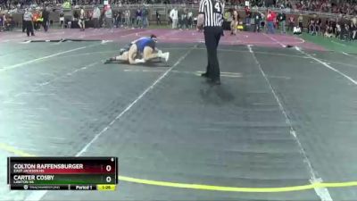 D4-165 lbs Champ. Round 1 - Carter Cosby, Lawton HS vs Colton Raffensburger, East Jackson HS