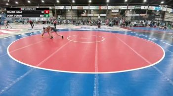 138 lbs Champ. Round 1 - Felicia Haas, Napoleon G-S vs Dora Bonen, Mobridge AAU Wrestling