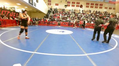 190 lbs Quarterfinal - Ethan Harris, Taunton vs Jack Johnson, Duxbury