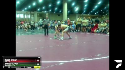 126 lbs Round 2 (6 Team) - Jesse Baker, PWC vs James Oliver, Buccinoles