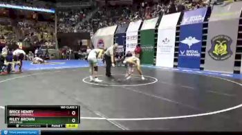 160 Class 3 lbs Cons. Round 3 - Brice Henry, Windsor (Imperial) vs Riley Brown, Smithville