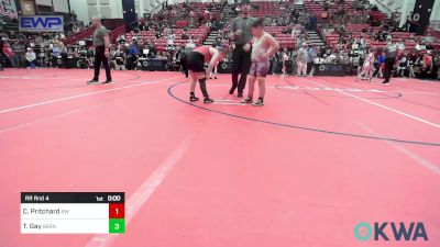 105 lbs Rr Rnd 4 - Cael Pritchard, Bristow Wrestling vs Tucker Gay, Barnsdall Youth Wrestling