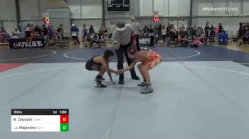 86 lbs Consi Of 8 #2 - Brock Claypool, Team 1006 vs Julio Alejandro, No Nonsense