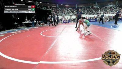 64 lbs Quarterfinal - Noah Brooks, Duncan Demon Wrestling vs Chance Wilder, Brawlers