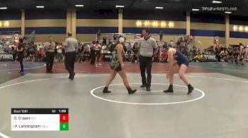 Match - Christina Contreras-jaen, Red Wave Wrestling vs Payton Lanningham, Columbia Wildcats