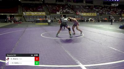 157 lbs Round Of 64 - Xavier Akers, Virginia Tech WC vs Holden Kelly, Grand Canyon