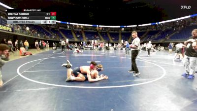 117 lbs Quarterfinal - Joshua Kerber, Exeter Twp vs Tony Bothwell, Pocono Mountain West