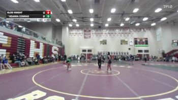 140 lbs Quarterfinal - Keanna Conrad, Blackfoot vs Kloe Knight, LaGrande