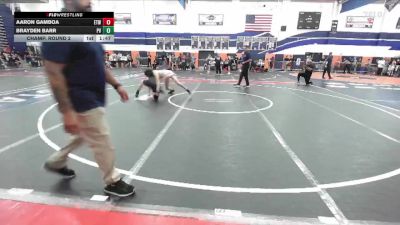 120 lbs Champ. Round 2 - Brayden Barr, Paloma Valley vs Aaron Gamboa, Etiwanda