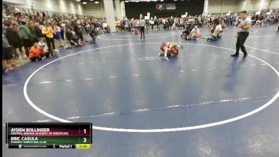 126 lbs 7th Place Match - Ayden Bollinger, Central Indiana Academy Of Wrestling vs Eric Casula, Cowboy Wrestling Club