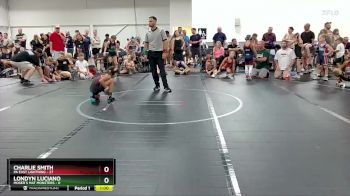 64 lbs Round 4 (6 Team) - Charlie Smith, PA East Lightning vs Londyn Luciano, Moser`s Mat Monsters