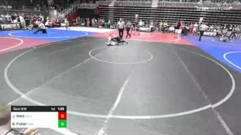 95 lbs Semifinal - Jordan West, Colorado Bad Boys vs Bryson Fisher, Heights WC