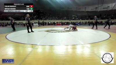 128 lbs Final - Calan Manley, Cowboy Wrestling Club vs Bryar Hooks, Team Choctaw