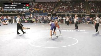 D 3 157 lbs Quarterfinal - Reece Campbell, St. Louis Catholic vs Aiden Lafleur, Opelousas Catholic