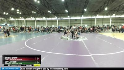 75 lbs Cons. Semi - Coyle Cobb, Homedale Wrestling Club vs Jaxon Grow, Legacy Wrestling Academy