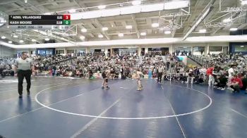 120 lbs 7th Place Match - Aziel Velasquez, American Leadership Academy - Gilbert North vs Kash Moore, Slam