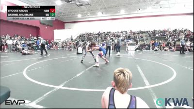 96 lbs Rr Rnd 2 - Brooks Grose, Ponca City Wildcat Wrestling vs Gabriel Shuemake, Viking Wrestling Club
